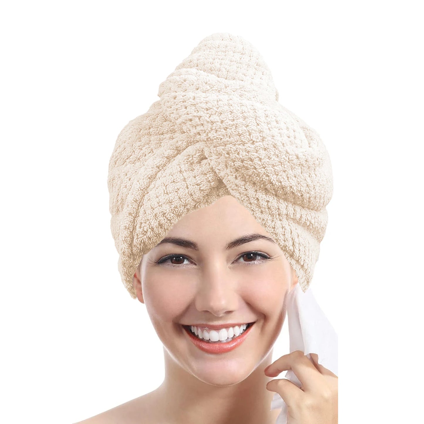 Solid Color Hair Towel Wrap