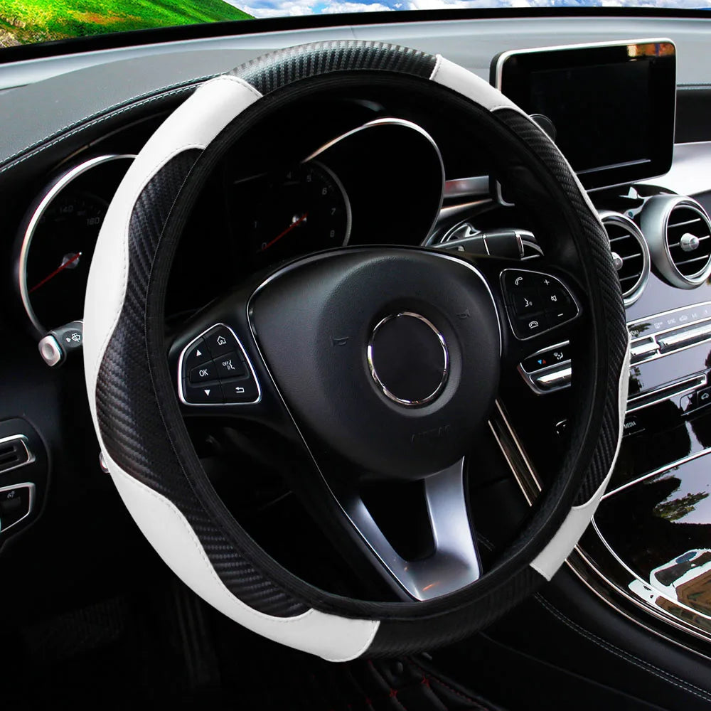 Carbon Fiber Steering Wheel Cover