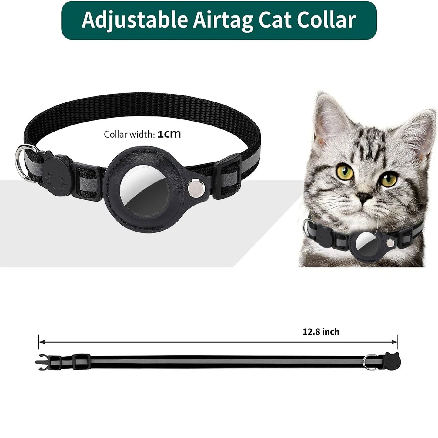Cat AirTag Reflective Collar