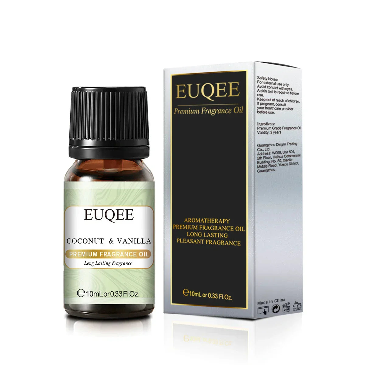 Unisex EUQEE 10ml Coconut Vanilla Fragrance Oil