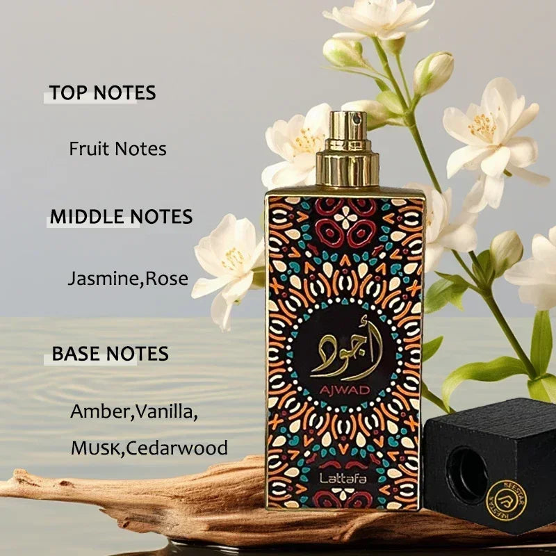60ML Ajwad Mist Perfume Oil | Portable & Lasting