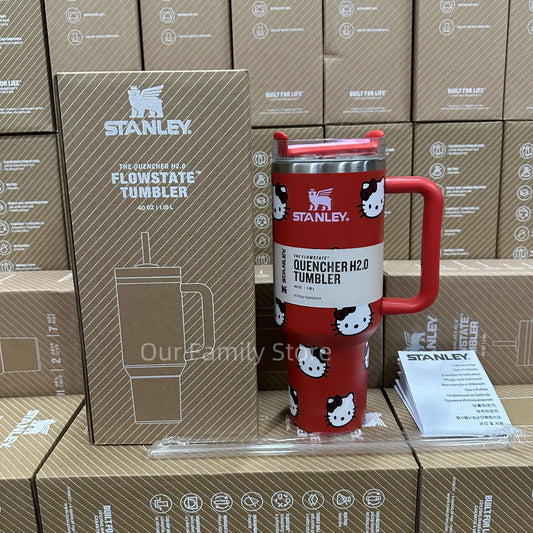 Stanley Cat Red Quencher H2.0